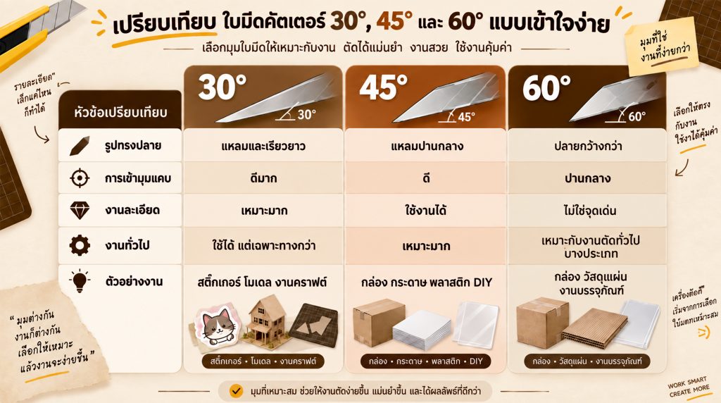 ใบมีดคัตเตอร์